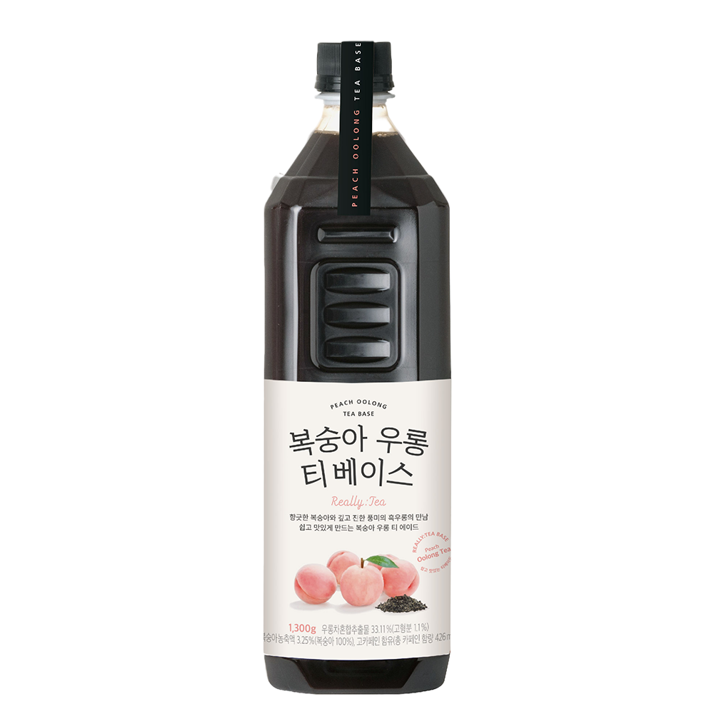 룩아워티 복숭아 우롱 1.3L x 12ea (1box)